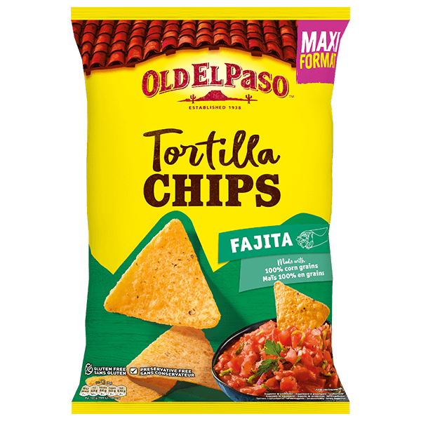 paquet de chips tortilla fajita 300g
